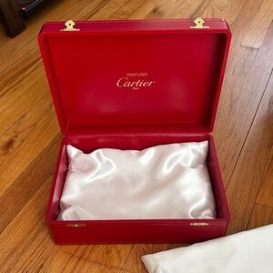 Cartier Parfums Perfume Box with Gold Accents